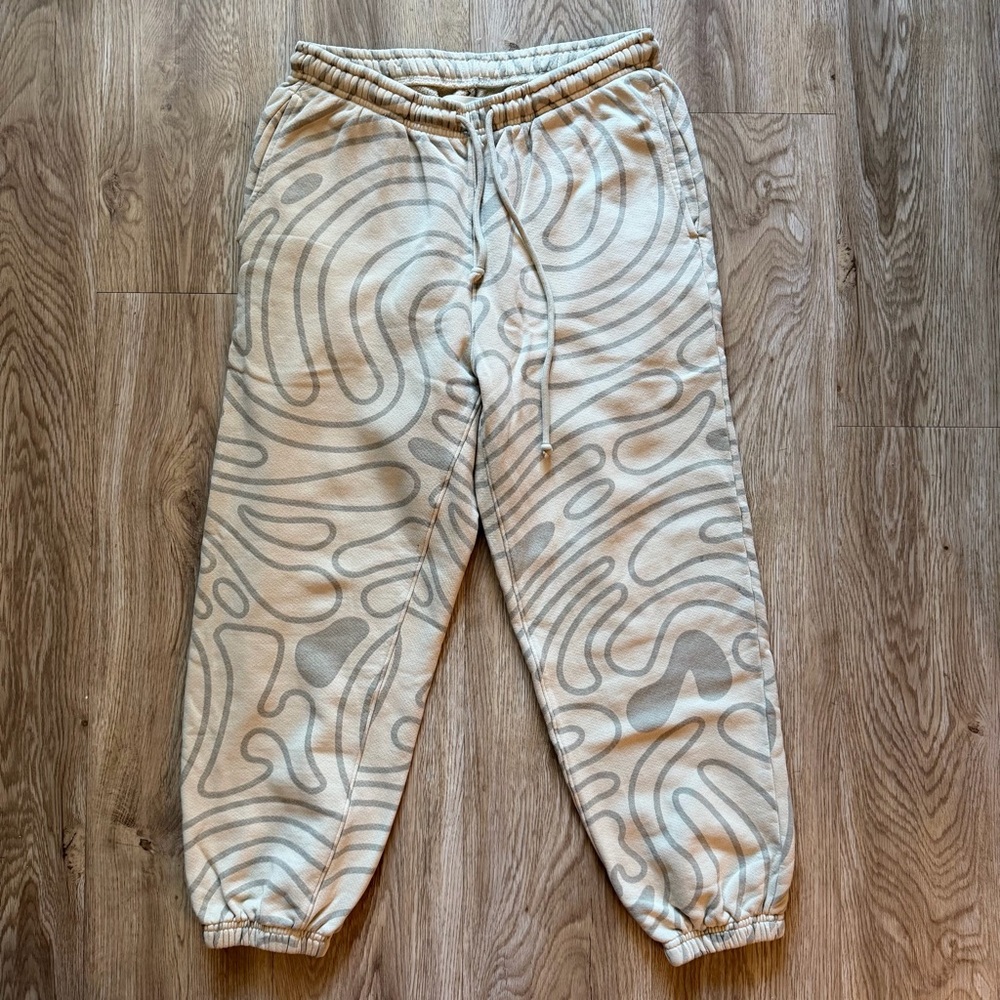 SPUNGE x Salehe Bembury Creek Sweatpants Praline Tan Size Medium